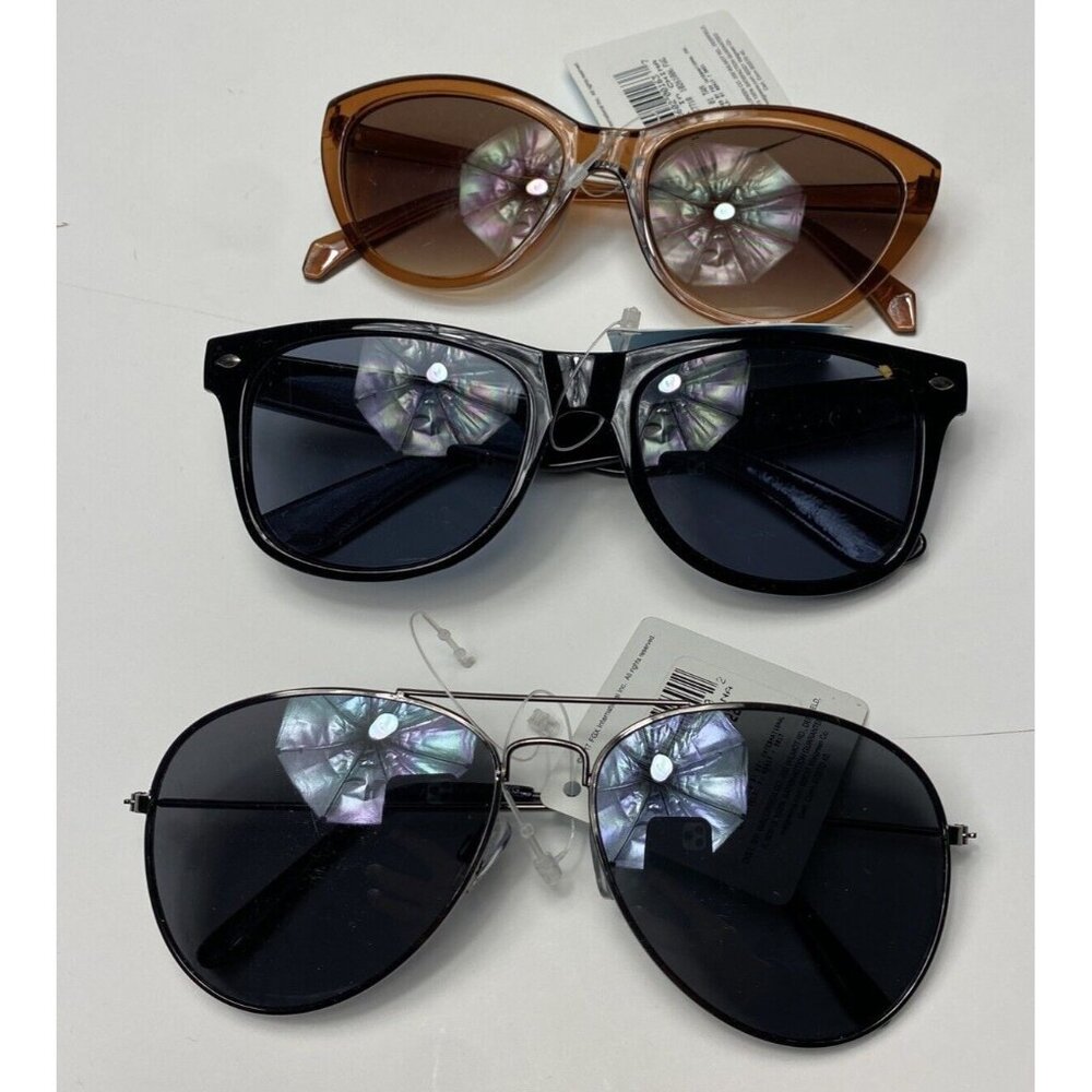 3 Pairs Foster Grant Sunglasses New Lot Bundle C9